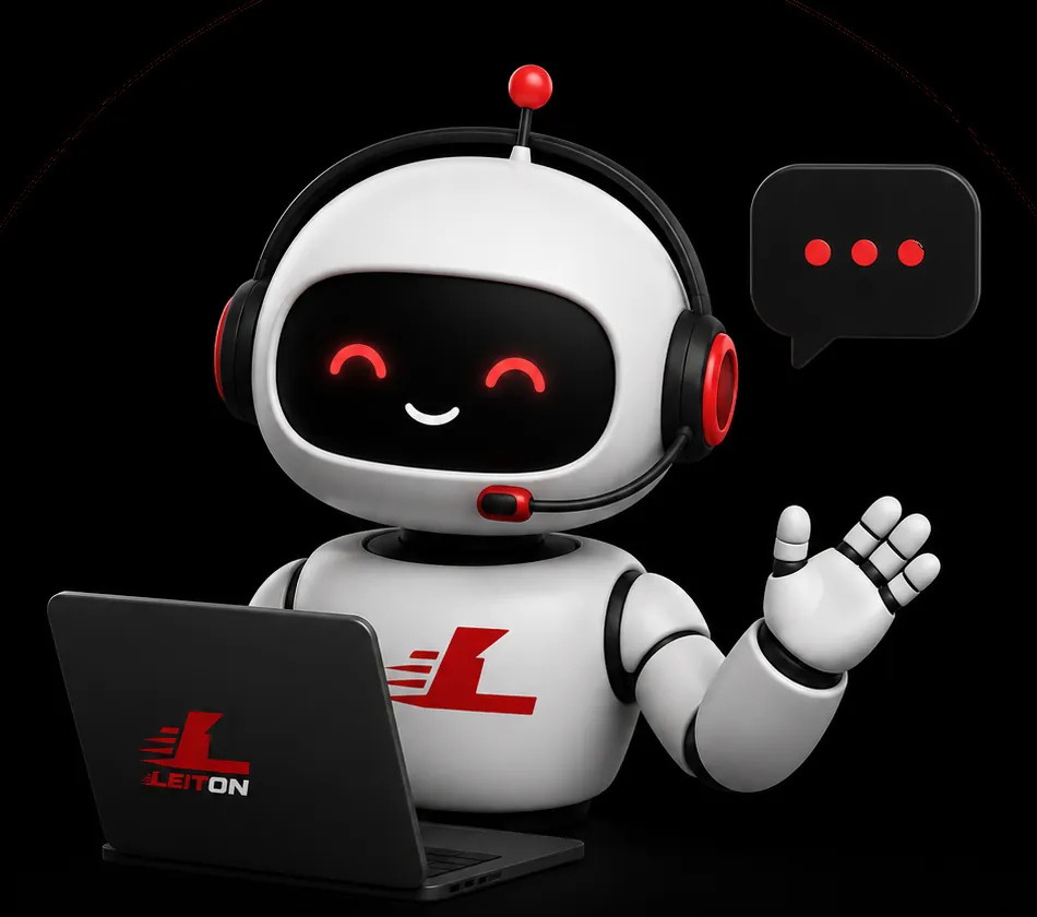 Agente de atención al cliente Leiton, listo para cotizar por WhatsApp